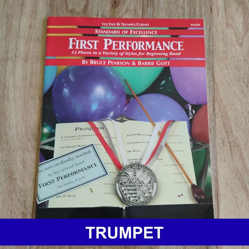 Standard of Excellence First Performance - 1st 2nd Trumpet Cornet Bruce Pearson